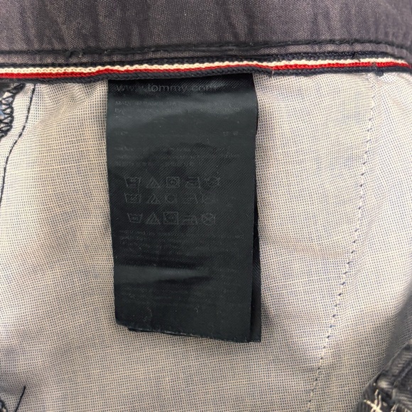 Tommy Hilfiger Sail Boat Shorts Blue Print Sketch Nautical Cruise Mens Size 36 - Picture 6 of 7